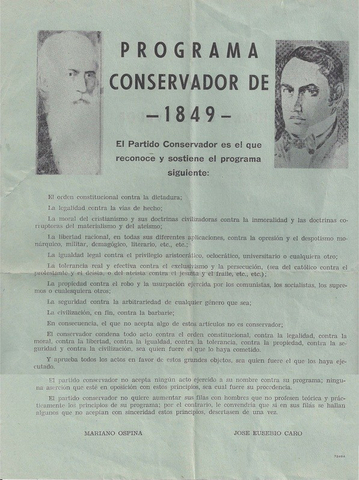 Fundación del partido Conservador