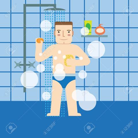 Fue la primera vez que mi familia (papás y hermanos) y yo nos bañamos por primera vez en una regadera