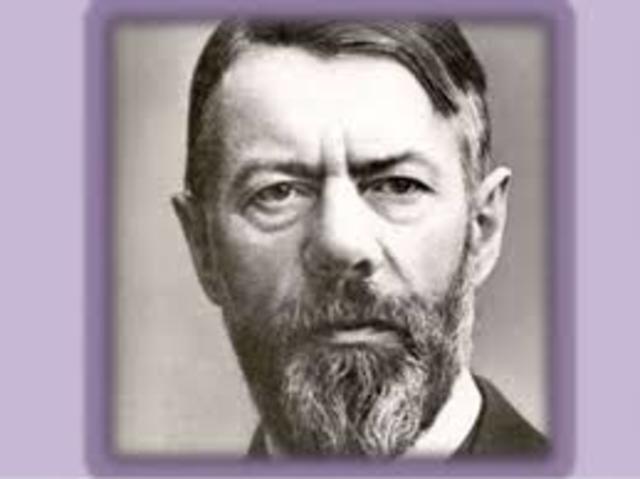 Ciencias del Comportamiento, Max Weber