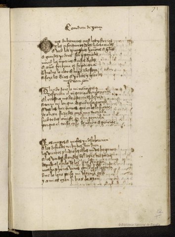 LITERATURA ESPAÑOLA PRERRENACIMIENTO