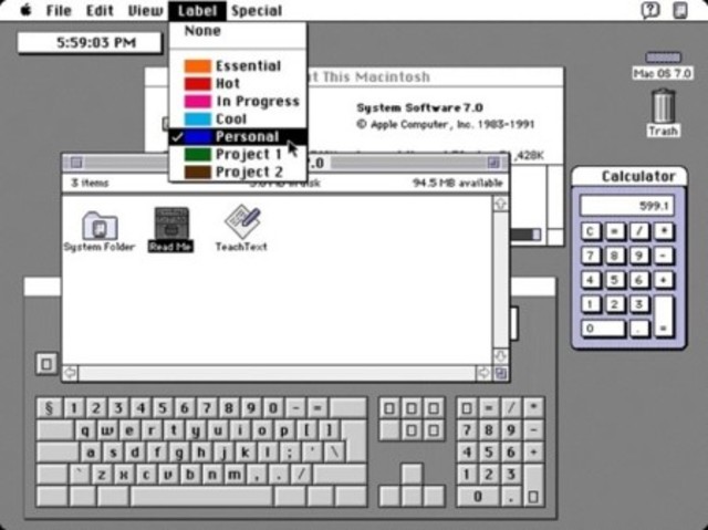 MAC OS 7