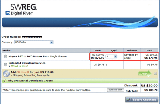 Se creó la primera cuenta de comercio electrónico por SWREG.