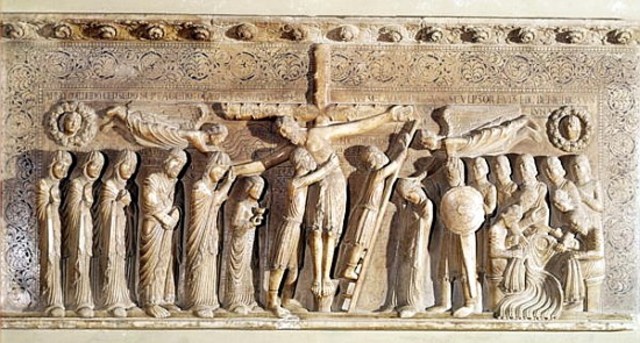Relief panel depicting the Deposition