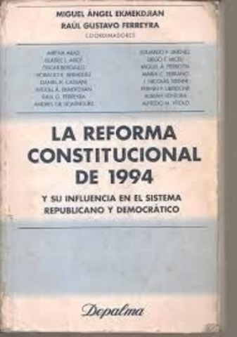 Reforma Constitución de la Nación Argentina.