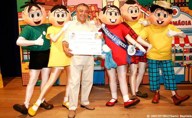 Homenageado "Escritor para Crianças do UNICEF"