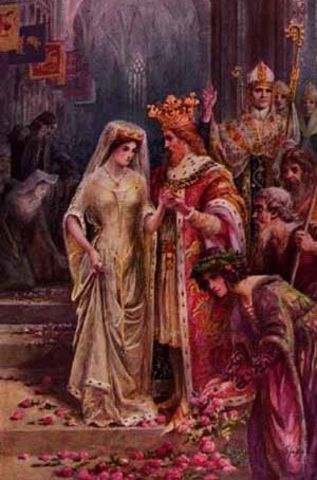 Guinevere weds King Arthur