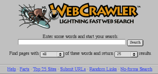 Aparece el primer buscador