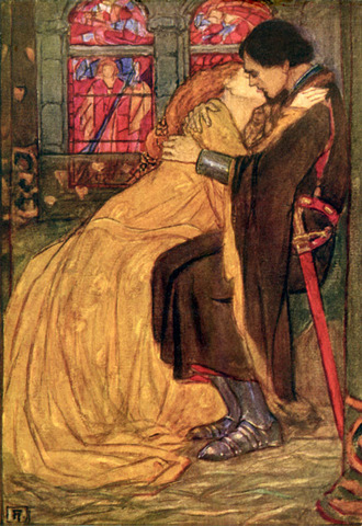 Queen Guinevere and Sir Lancelot