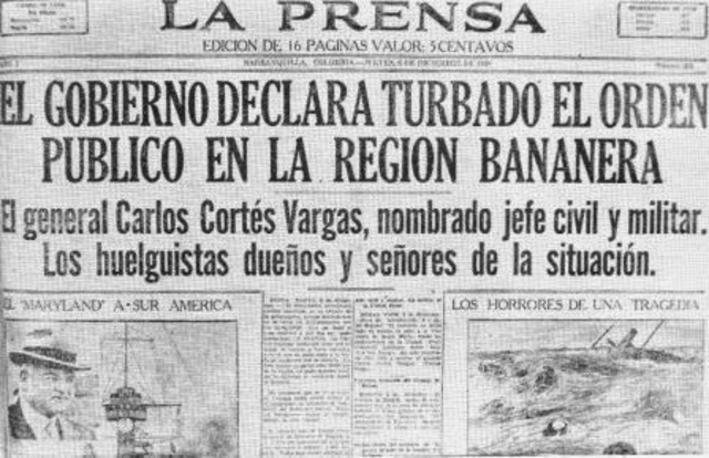 Huelga de empleados en la United Fruit Company