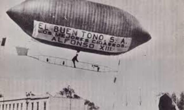 1er Vuelo de un dirigible