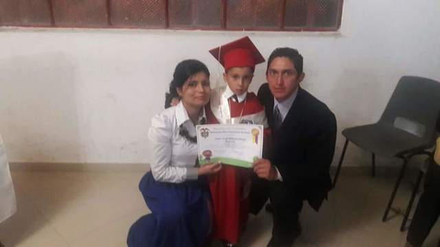 Graduación preescolar de mi hijo mayor