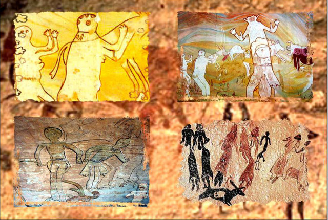 Registros pictóricos y escritos