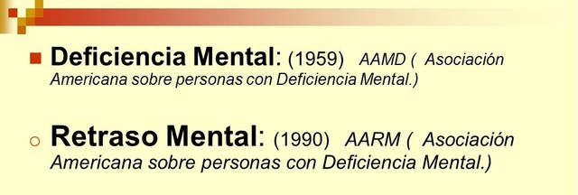 Asociación Americana sobre personas con Deficiencia Mental (AAMD)