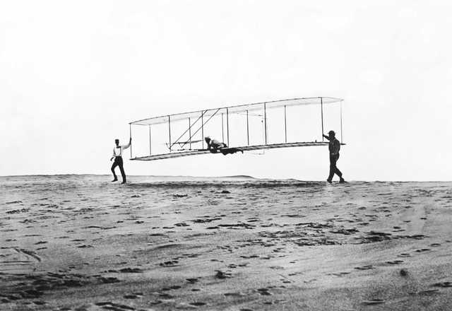 The Wright Brothers first flight
