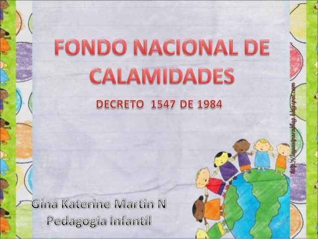 Fondo Nacional de Calamidades