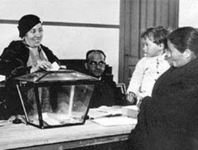 DERECHO DE SUFRAGIO FEMENINO