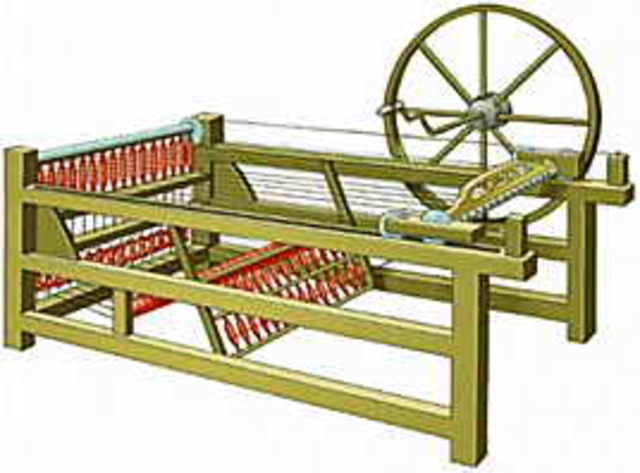 Aparición de la hiladora Spinning Jenny