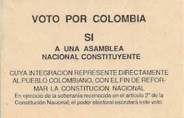 voto por la constituyente