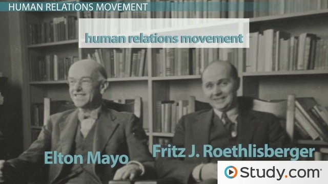 Elton Mayo y F. J. Roethlisberger y