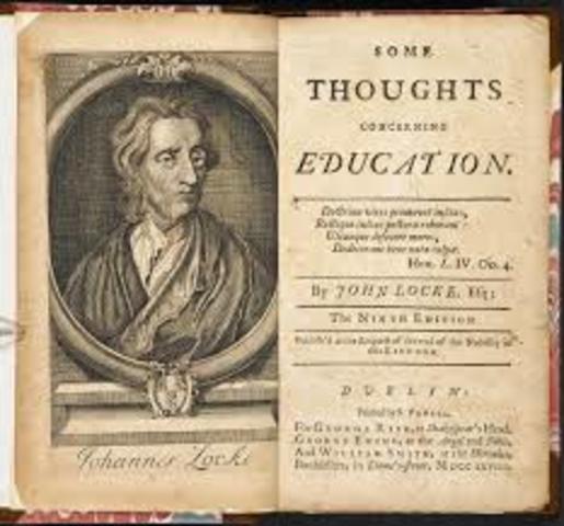 John Locke Publishes "Some Thoughts Concerning Education"