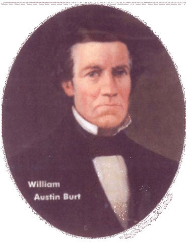 William A. Burt patenta la primera maquina de escribir de E.U.A