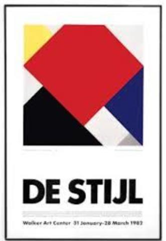 Un nuevo lenguaje de la forma: Comienzan el movimiento y la revista De Stijl.