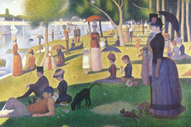 Tarde de domingo en la isla de Grande Jatte