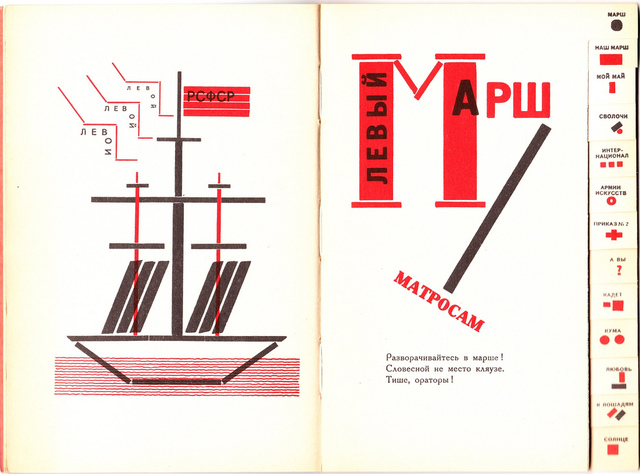 Un nuevo lenguaje de la forma: Moyokovsky y Lissitzky, for the voice.