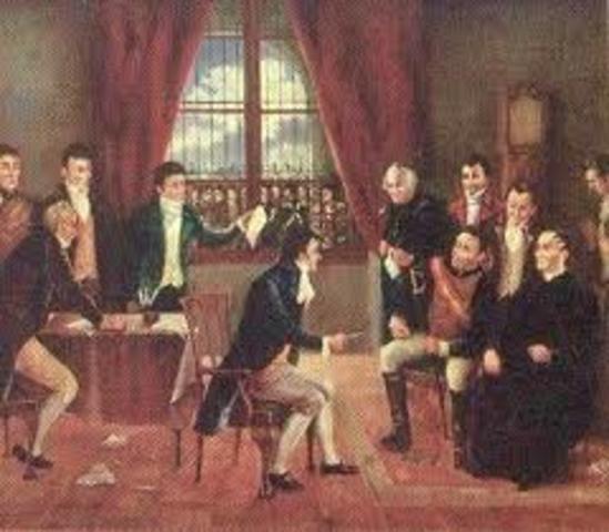 Signing of the Act of independence of Guatemala