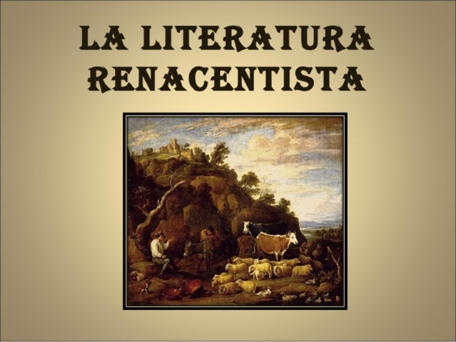 literatura renacentista
