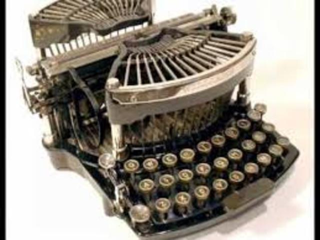 Segunda evolución de la máquina de escribir