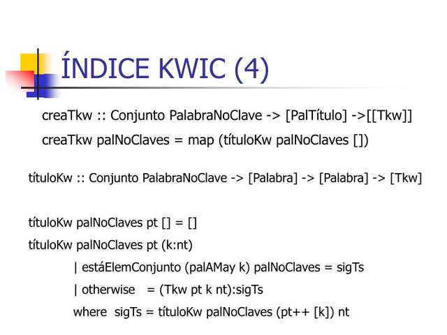 Primer sistema automático de asignación de índices.