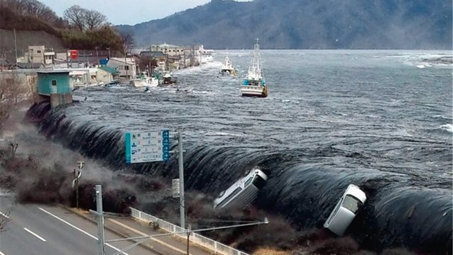 terremoto y tsunami en la costa pacifica sur