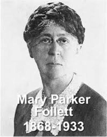 Escuela conductual y del comportamiento: Mary Parker Follet