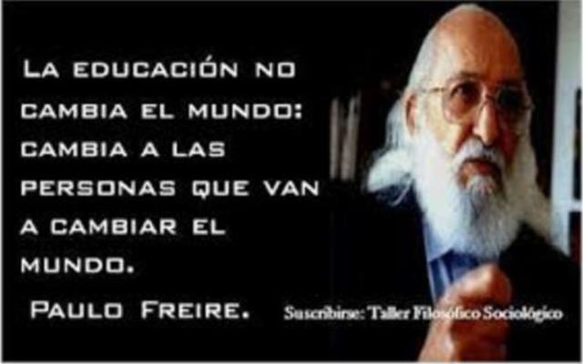 PERSONALISMO, PAULO FREIRE, nace en 1921 en Recife (Brasil).