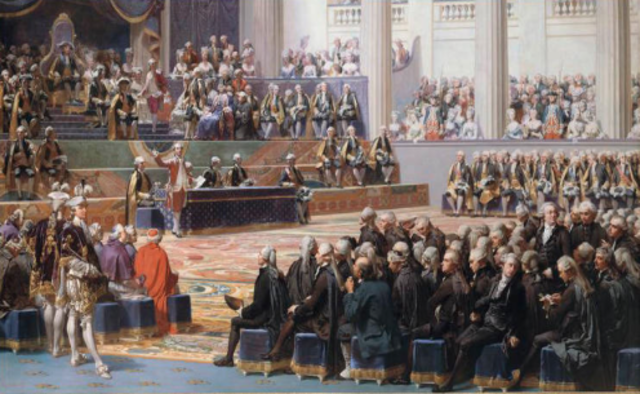 Reunión de los estados generales.