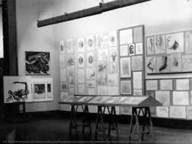 1era Exposicion en Bellas Artes