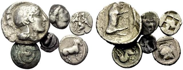 Surgimiento de la moneda, mitad del siglo X a. C en ceca