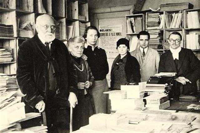 Henri La Fontaine y Paul Otlet