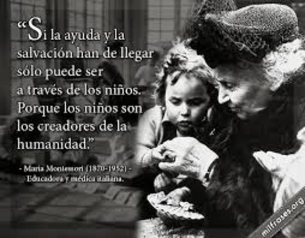 MARIA MONTESSORI