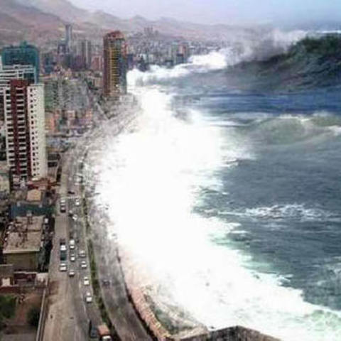Terremoto y Tsunami en la Cosa Pacífica Sur