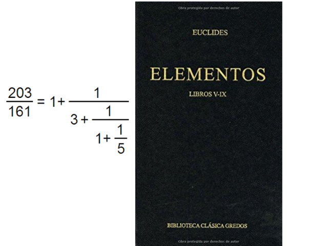 Euclides y las fracciones continuas