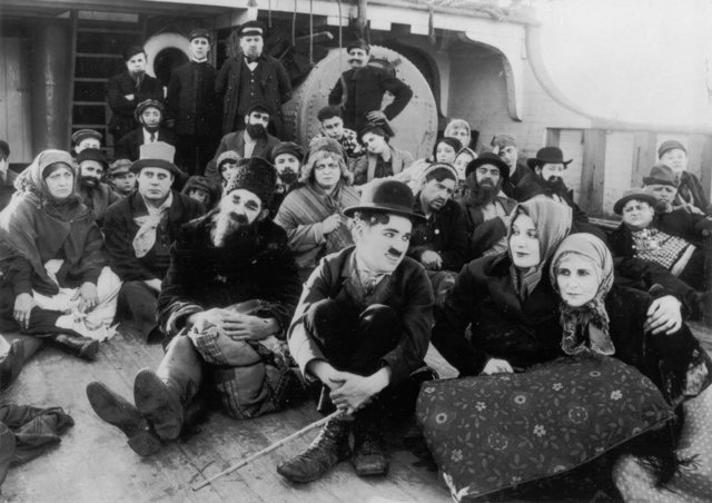 la aparición de Charlie Chaplin