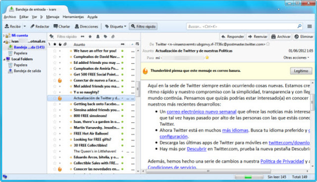 Correo electrónico para el público