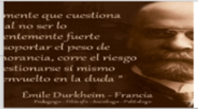 Emile Durkheim
