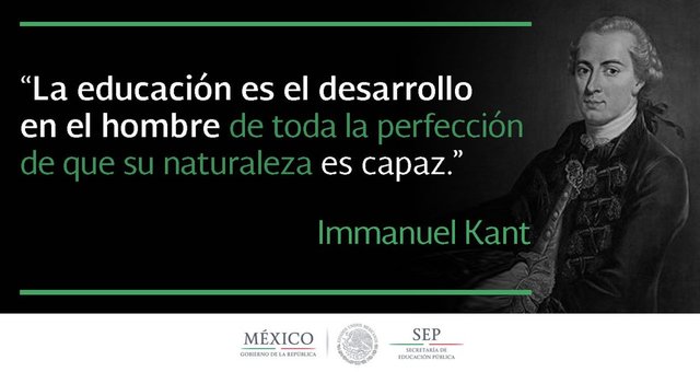 Immanuel Kant - PEDAGOGÍA RACIONAL Y FORMALISTA