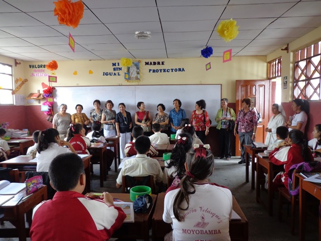 We visited a school in Moyobamba