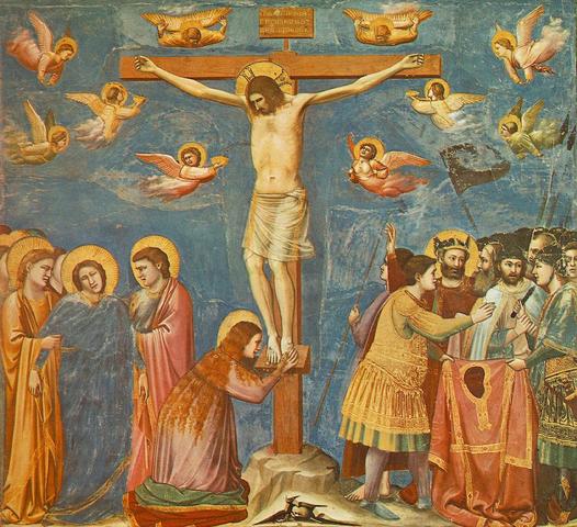 Giotto: La crucifixión de Cristo