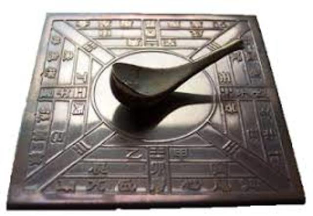 Brújula de piedra imán