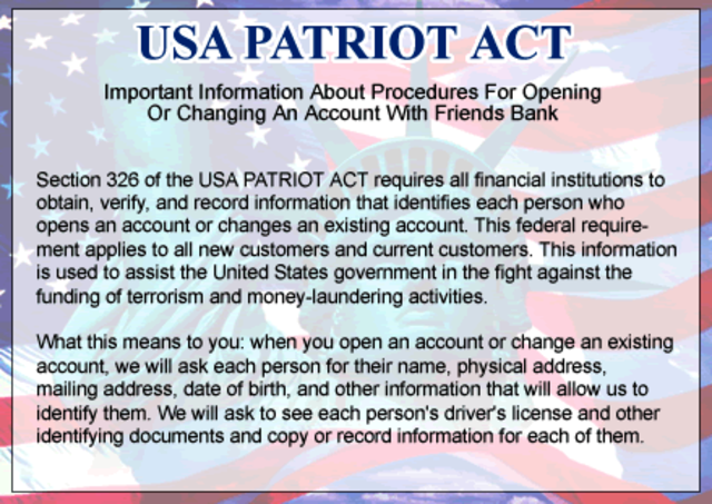 USA PATRIOT ACT